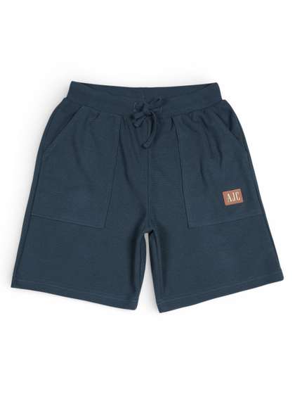 Alan Jones Boys Regular
                    Fit Mid-Rise Shorts