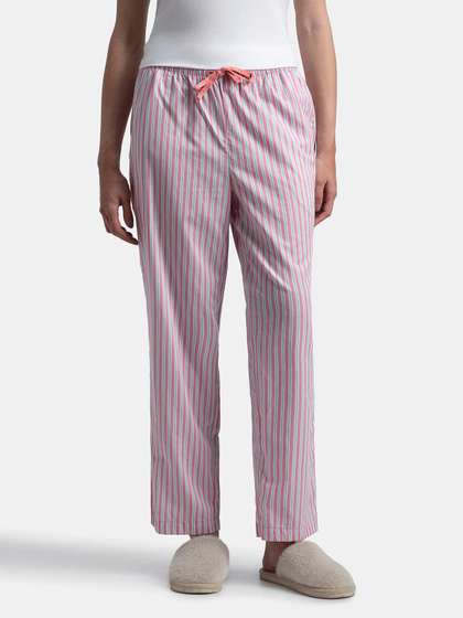Jockey Women Striped Pyjamas