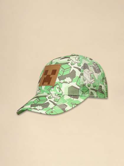 Kids Ville Boys Printed
                    Minecraft Cap