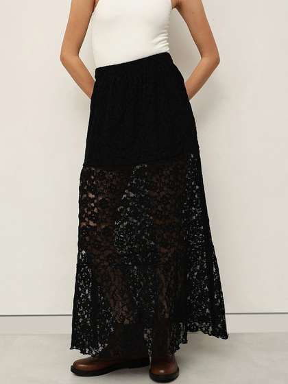 Espresso Women Lace
                        Self Design Skirts