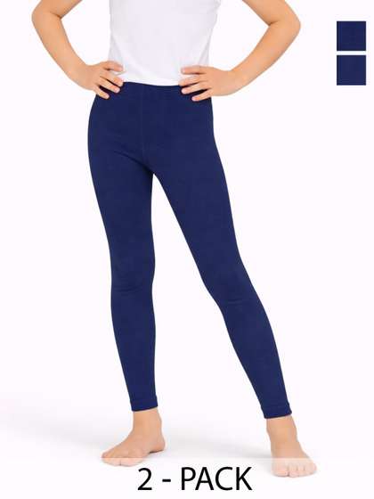 DYCA Girls Pack Of 2
                      Ankle Length Cotton Leggings