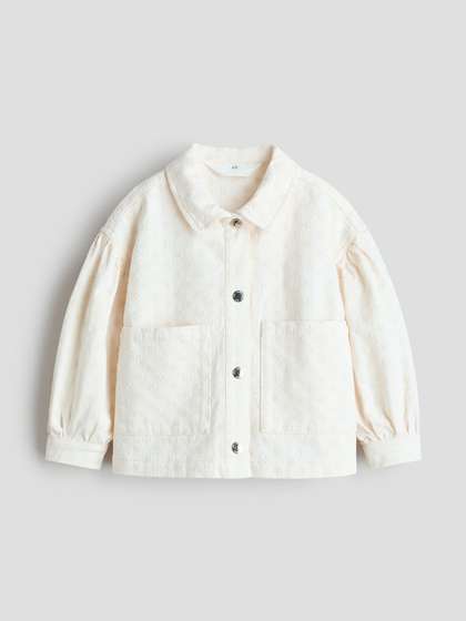 H&M Embroidered
                    Twill Jacket