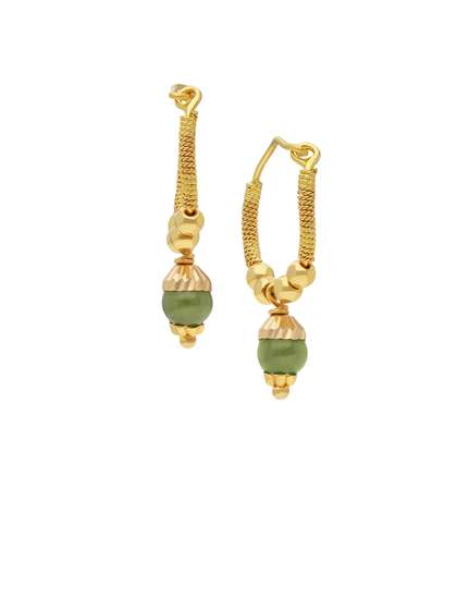 Malabar Gold &
                        Diamonds 22 KT Gold Hoop Earrings - 1.5 g