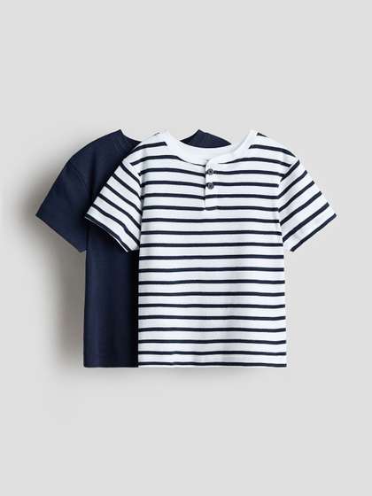 H&M Boys 2-Pack
                      Henley T-shirts