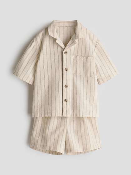 H&M 2-Piece
                    Linen-Blend Set