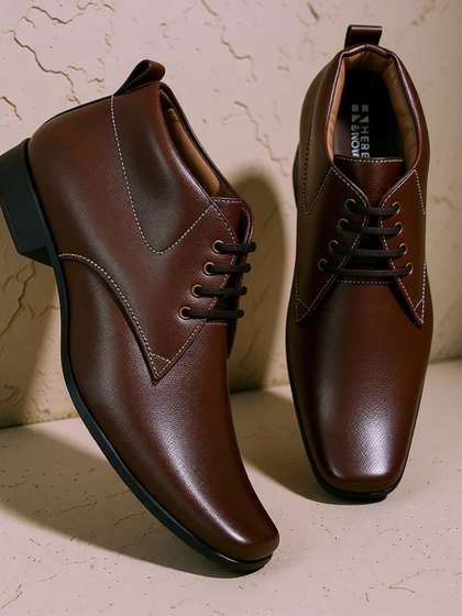 HERE&NOW Men
                          Textured Formal Derbys