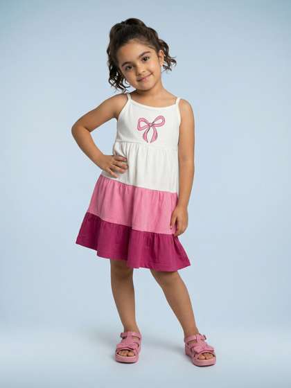 Nauti Nati Print A-Line
                    Dress