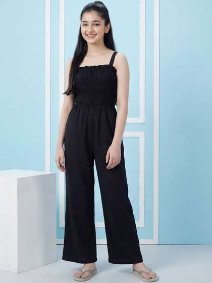 Lil Tomatoes Girls Basic
                    Jumpsuit