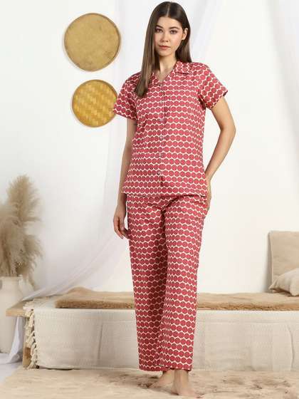 House of Comfort
                        Women Printed Night suit