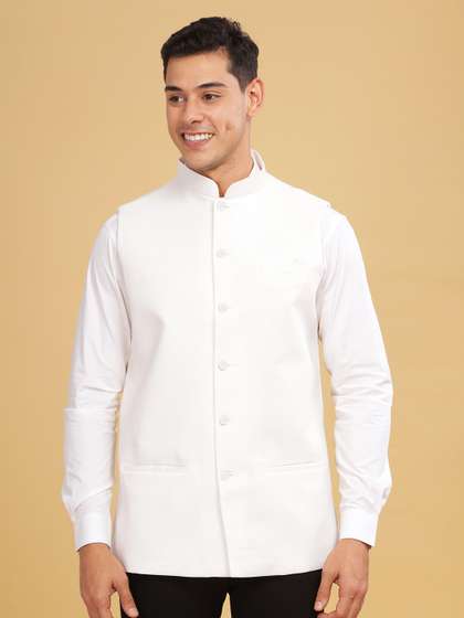 Anouk Men Woven
                        Nehru Jackets