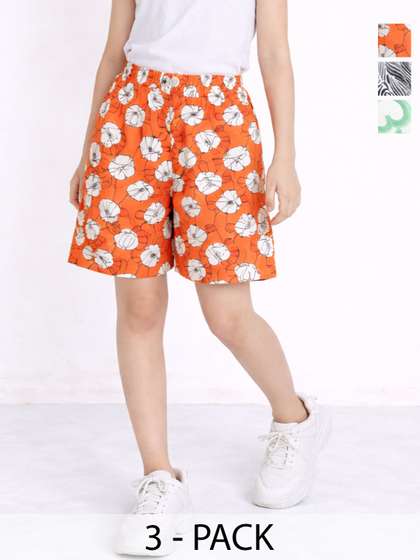 TotzTouch Girls Printed
                    Cycling Shorts