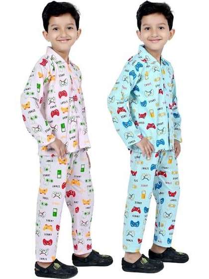 CHICLIFT Unisex Kids
                    Nightdress