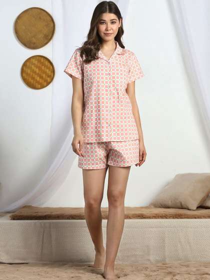 House of Comfort
                        Women Printed Night suit
