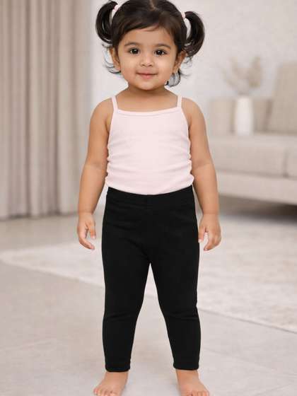 Bodycare Kids White
                    Lycra Cotton Stretchable Comfortable Ankle Length
                    Leggings