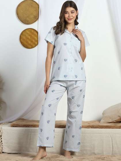 House of Comfort
                        Women Printed Night suit