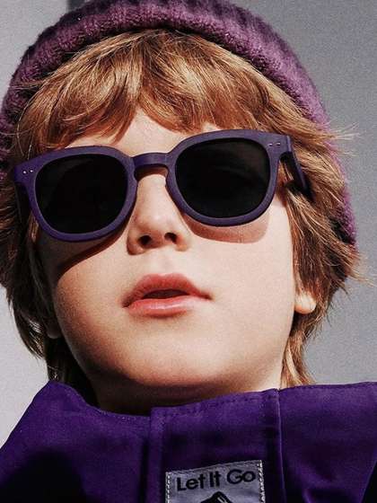 ZIKKU Unisex Kids Black
                    Sunglasses with