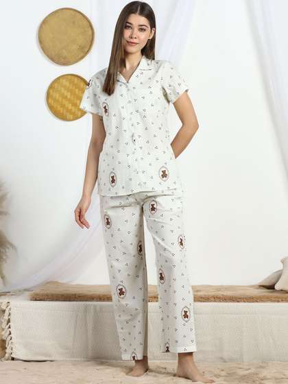 House of Comfort
                        Women Printed Night suit