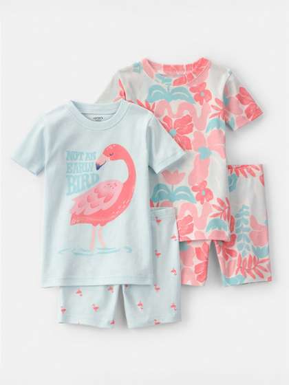 Carter's Girls
                          Printed T-shirt with Pyjamas