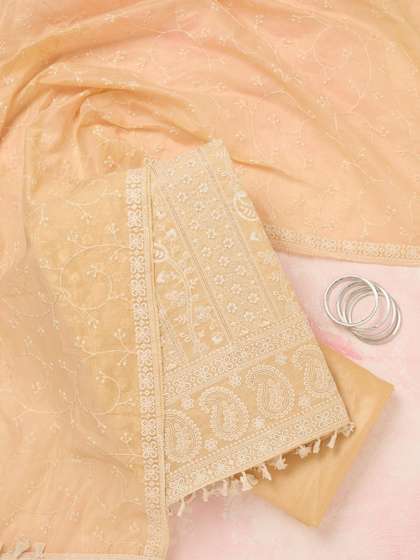 Koskii Women
                        Embroidered Unstitched Dress Material