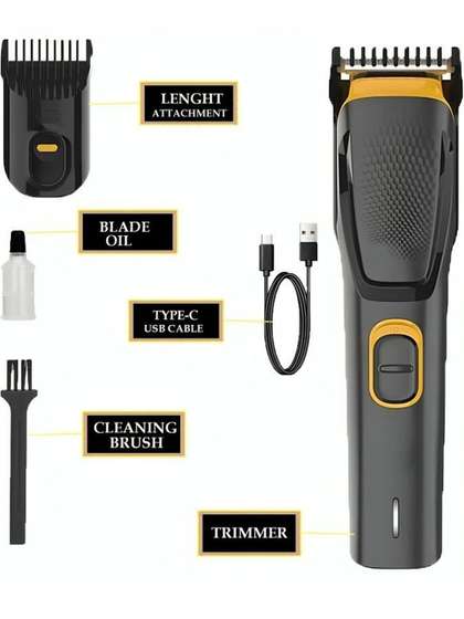 Sun kissed beauty
                    T-Blade Outlining Durable Grooming Trimmer Kit