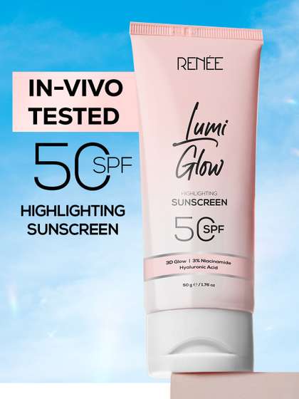 RENEE Lumi Glow
                        Highlighting Sunscreen SPF 50, In-Vivo Tested
                        Radiant Finish- 50g