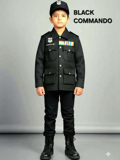Smuktar garments Boys
                    Commando Costume Set