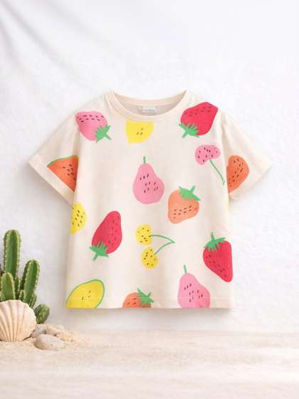 Googo Gaaga Cotton
                      Printed Half Sleeves Tshirts