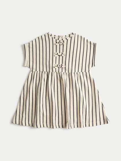 Marks & Spencer Pure
                    Cotton Striped Bow Dress