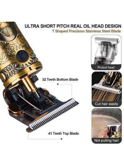 Sun kissed beauty
                    T-Blade Outlining Durable Grooming Trimmer Kit