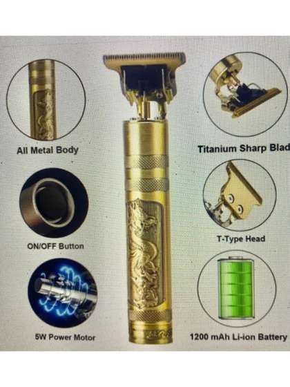 Sun kissed beauty
                    T-Blade Outlining Durable Grooming Trimmer Kit