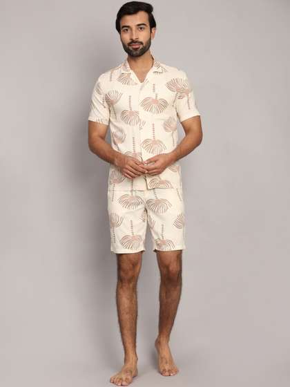BStories Men Printed
                        Night suit