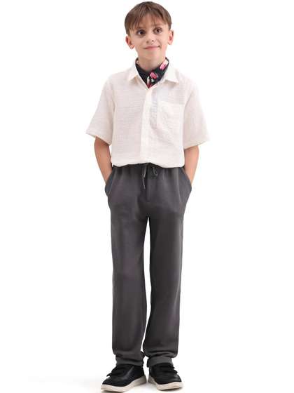 RARE ONES Straight Fit
                    Knitted Trousers