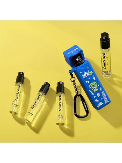 Fastrack Men Giftset Set
                    of 4 Perfumes with Charms - 8 ml each