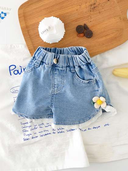 FOREVER FRIDAY Girls Denim Shorts