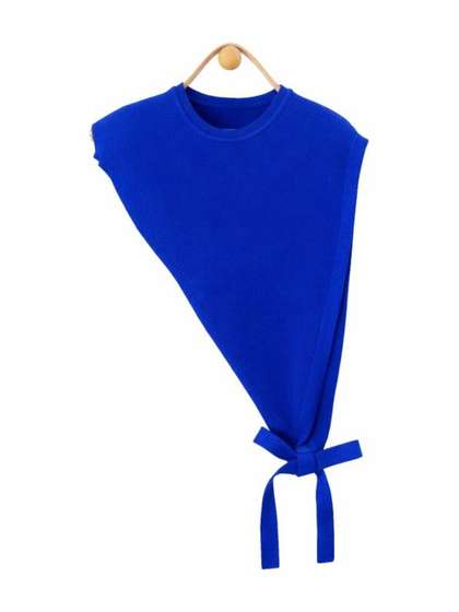 Beau Design Solid
                      Sleeveless Shrug