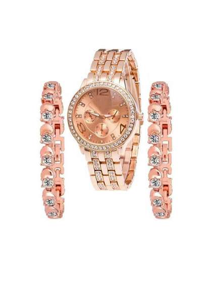 Blutech Unisex Kids Dial
                    & Stainless Steel Straps Watch
                    Rg_Geneva_&_2_Dot_Bracelets_