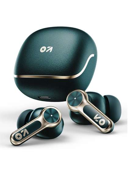 GOBOULT Raven 70Hr
                    Playtime, Dual Pairing Headphone With Quad Mic ENC