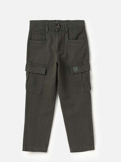 United Colors of
                    Benetton Boys Cotton Trousers