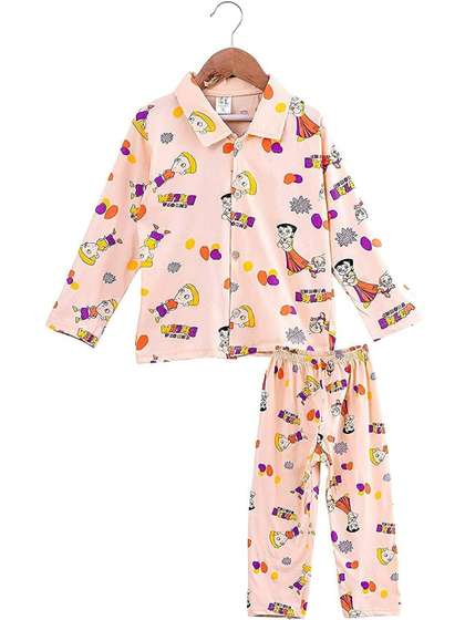 CHICLIFT Unisex Kids
                      Nightdress