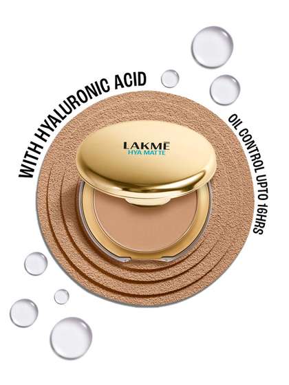 Lakme 9to5 Hya Matte
                      Pressed Powder With Hyaluronic Acid & 16Hr Oil
                      Control 9g - Almond