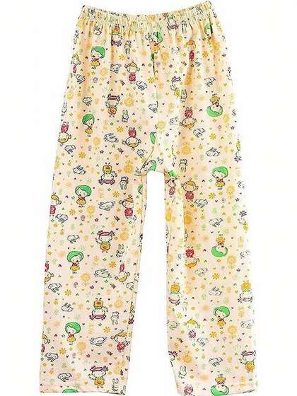 CHICLIFT Unisex Kids Set
                    Of 2 Cartoon Characters Printed Shirt Collar
                    Nightdress