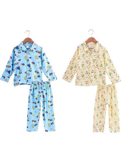 CHICLIFT Unisex Kids
                    Nightdress