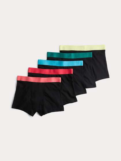 Marks & Spencer Boys
                    5Pc Cotton Rich Trunks