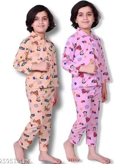 CHICLIFT Unisex Kids
                    Nightdress