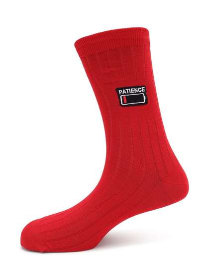 Soxytoes Men Striped
                      Calf Length Socks