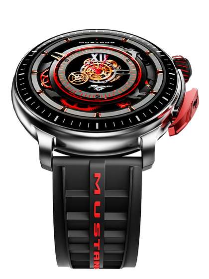 GOBOULT Mustang
                        Racer 1.43" AMOLED Display with Premium
                        Metallic Crown Smartwatch