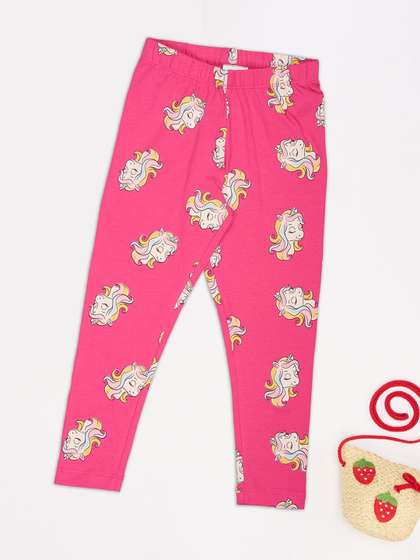 Pantaloons Junior
                      Girls Graphic Printed Ankle Length Leggings