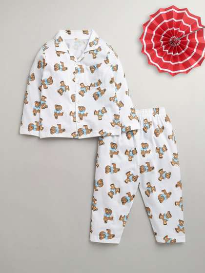 BUMZEE Boys Printed
                    Night suit