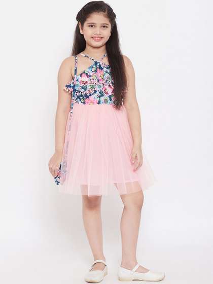 StyloBug Girls Above
                      Knee Printed Dress