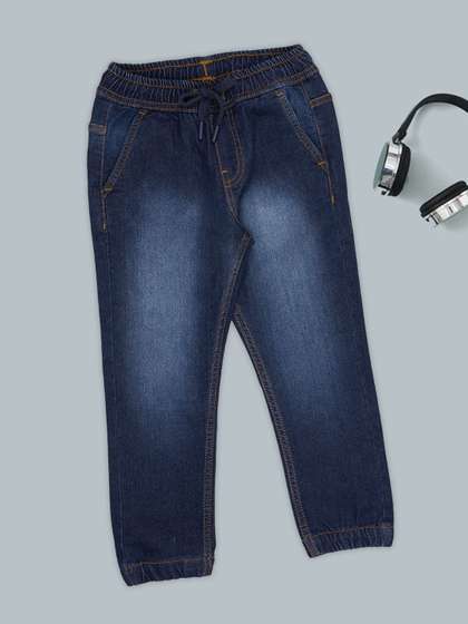 Pantaloons Junior Dark
                      Blue Denim Joggers Jeans